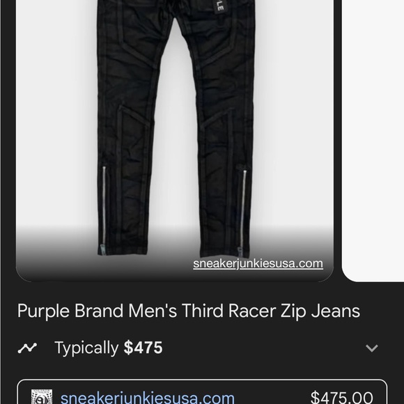 purple jeans size 32 waist can negotiate - Picture 8 of 8
